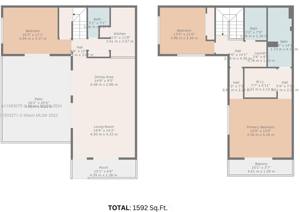 For Sale: $460,000 (3 beds, 2 baths, 1592 Square Feet)