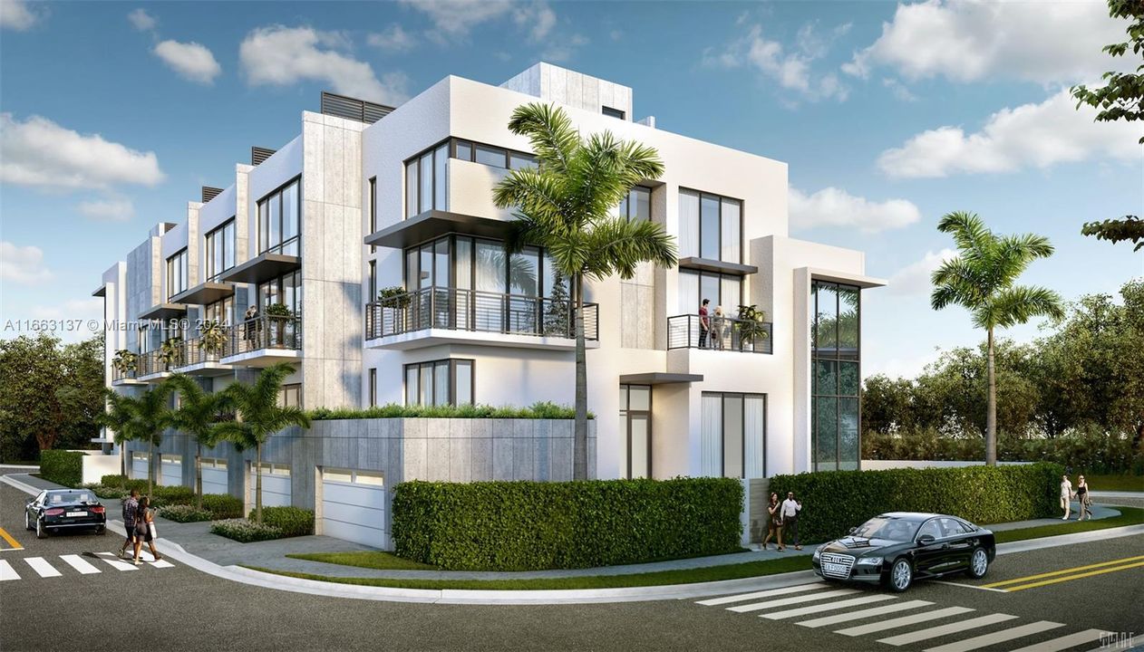 Luxury Townhome Rendering