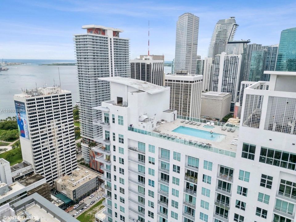 Great rooftop pool