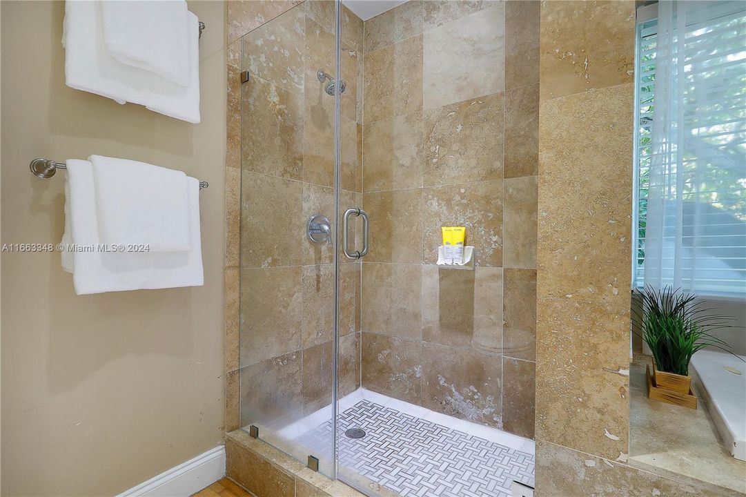 Master Suite Bathroom; shower