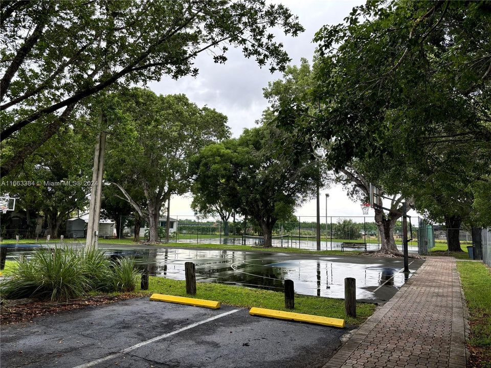 Basketball and Tennis Courts