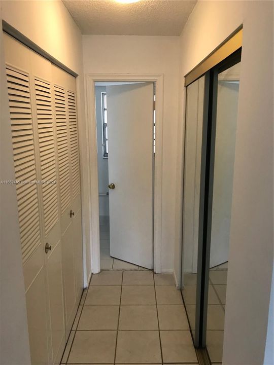 Dual closets in Primary Bedroom