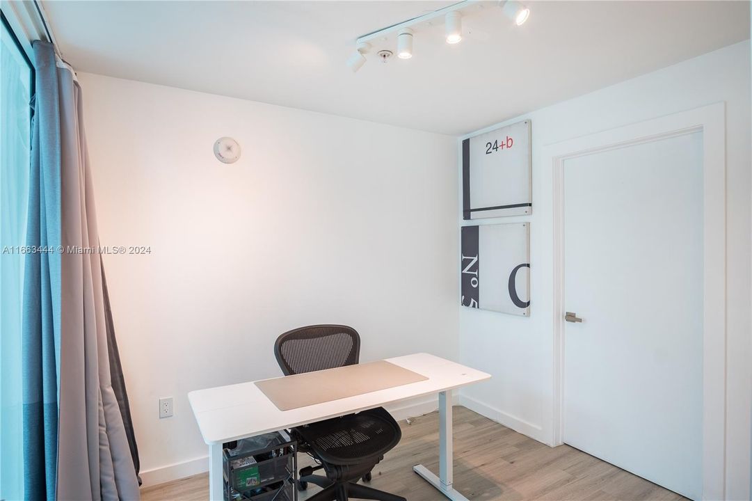 Bedroom 2 - staged as office