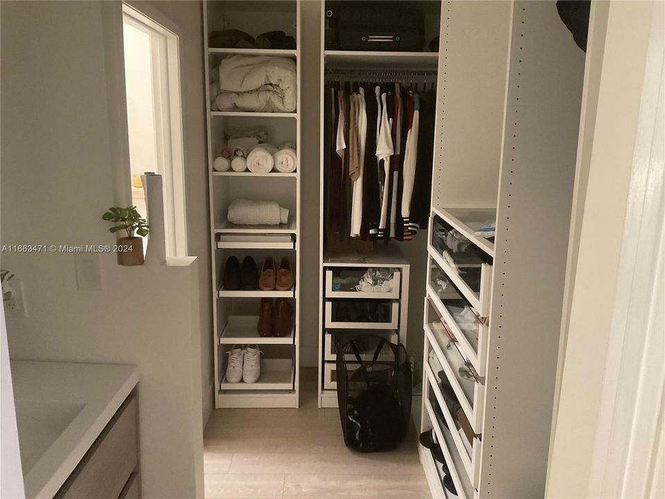 Walk-through Closet