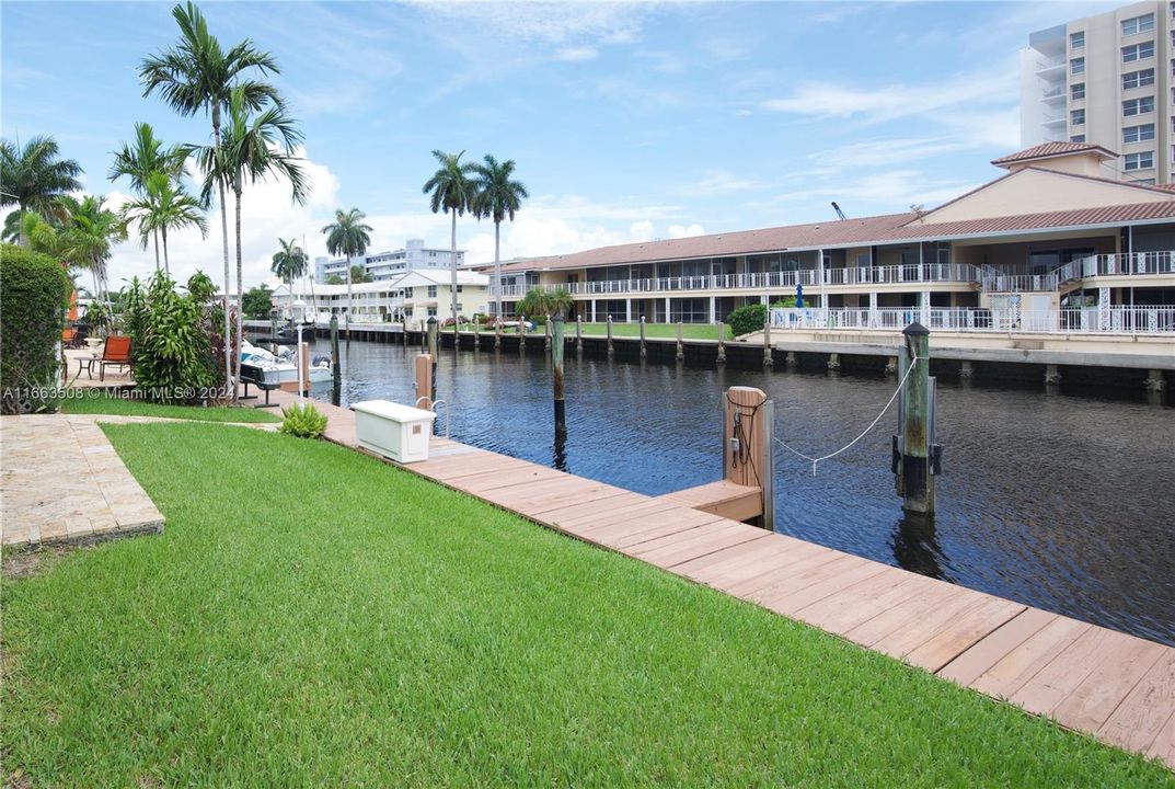 Option boat dock for rent.