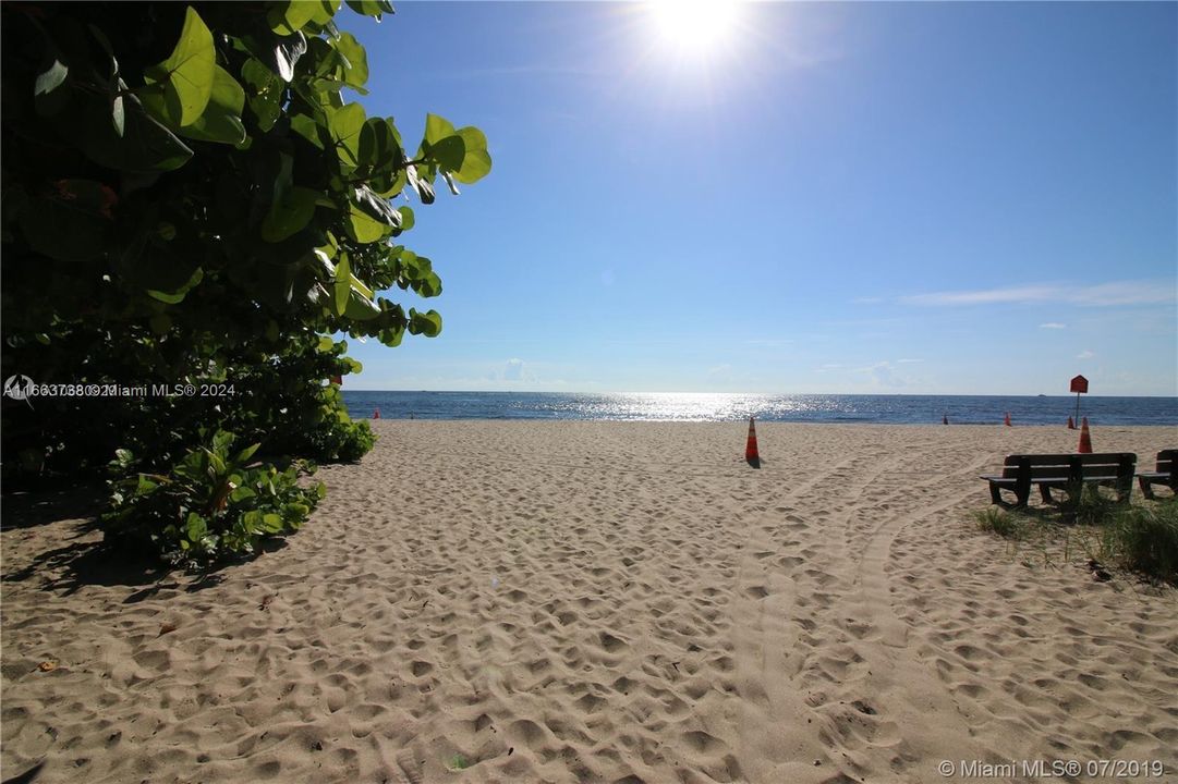 Public Beach Access across the street.