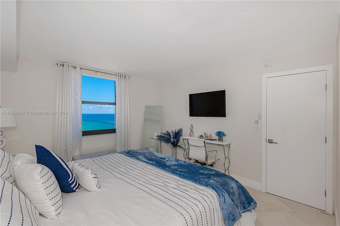 GUEST BEDROOM WITH NORTH COASTAL VIEW