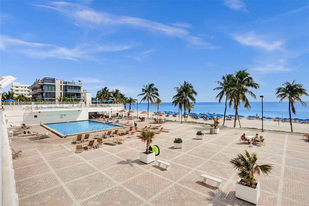 LOWER POOL AREA FACING THE AMAZING  OCEAN VIEW