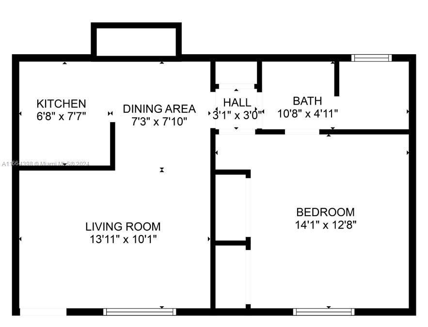 В аренду: $2,225 (1 спален, 1 ванн, 700 Квадратных фут)