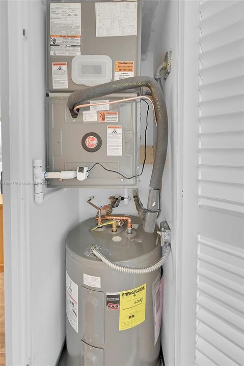 New Water Heater & Air-Conditioner