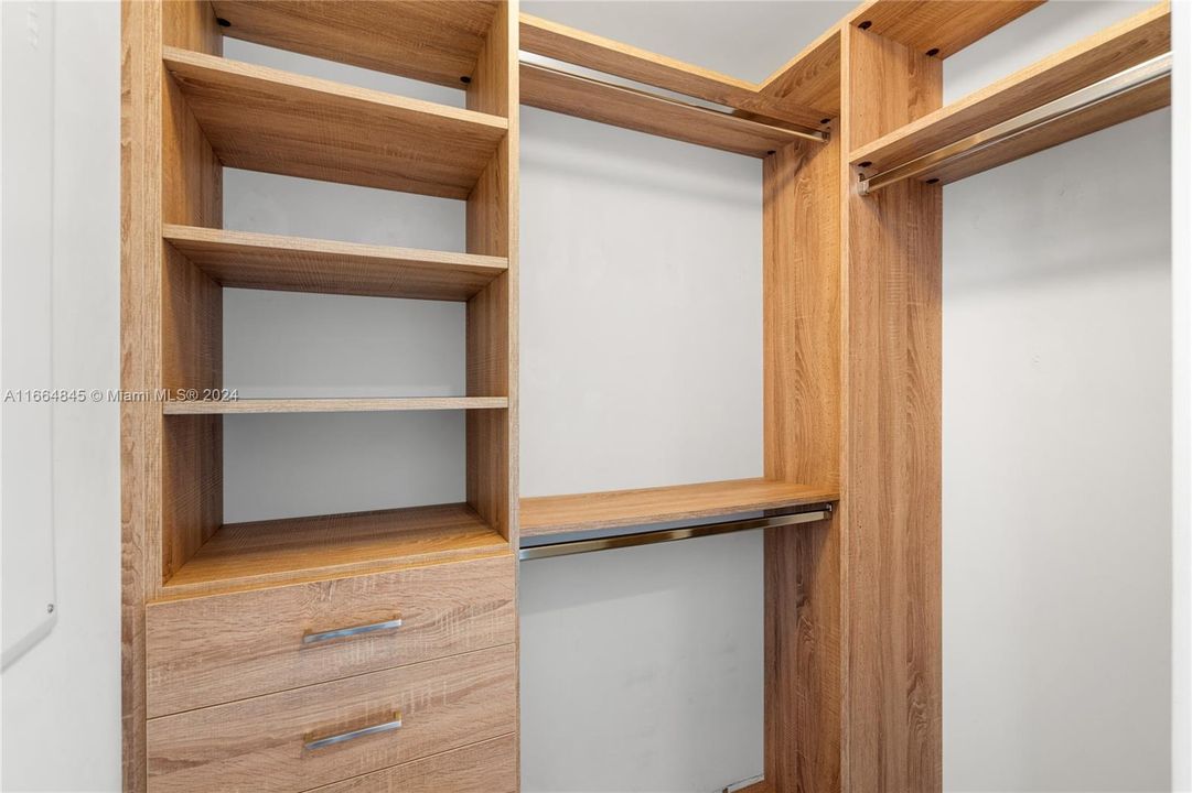 Built-in closet