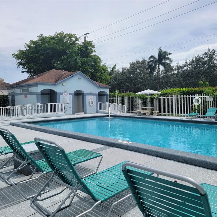 This is the 1st community pool, which is just steps from the house.