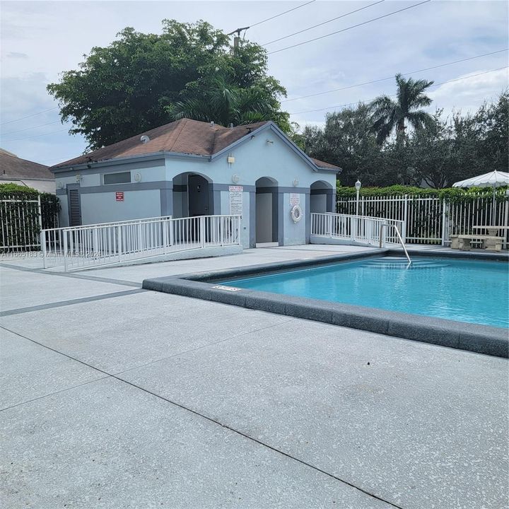 This is the 1st community pool, which is just steps from the house.