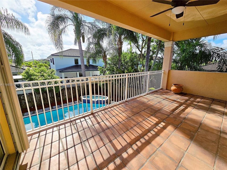 Second Floor Balcony