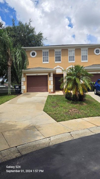 Front of home and driveway