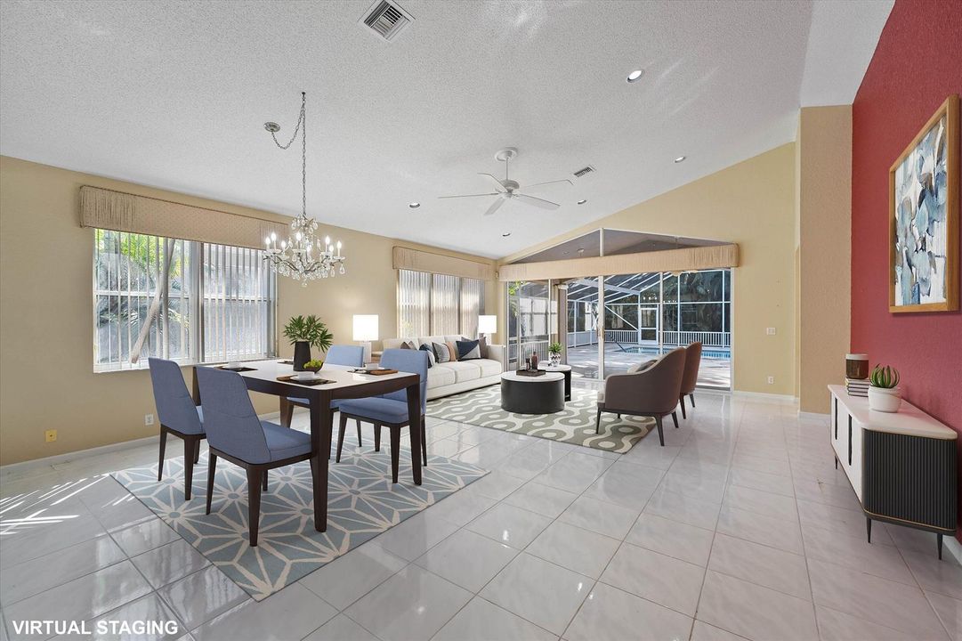 Virtually Staged Great Room
