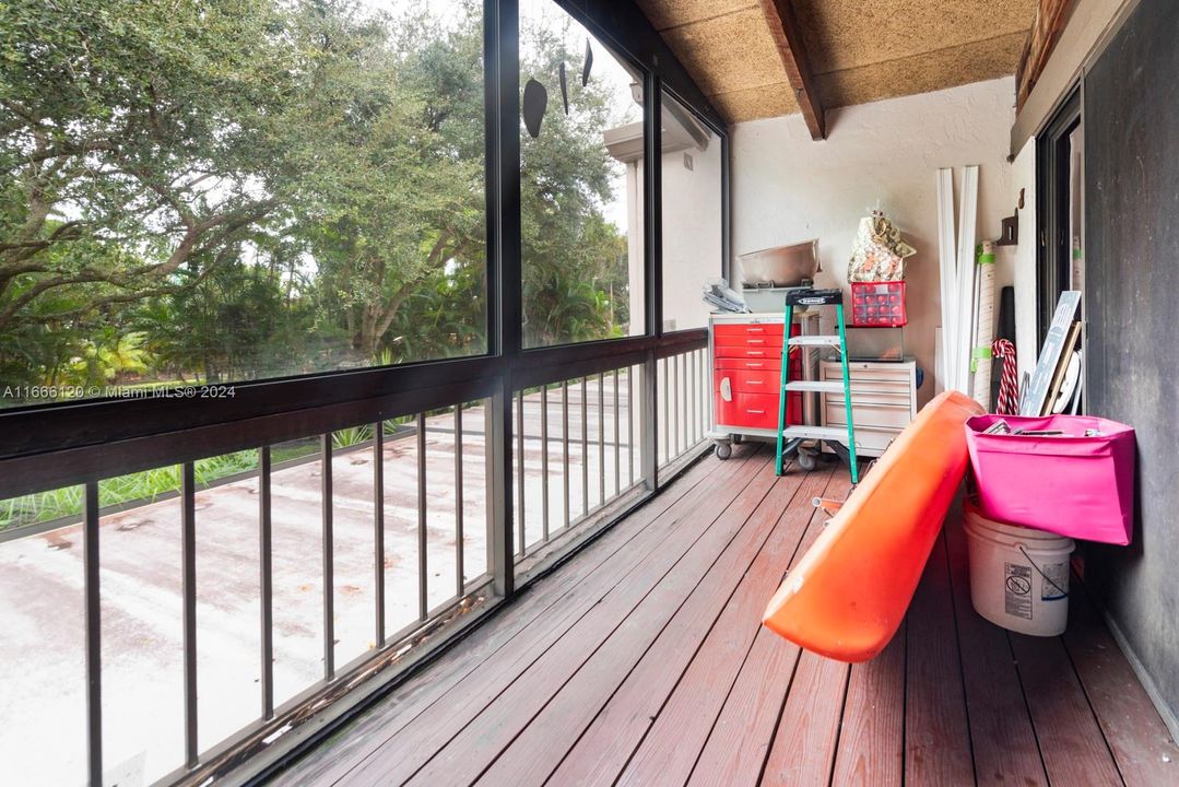 Master bedroom balcony.