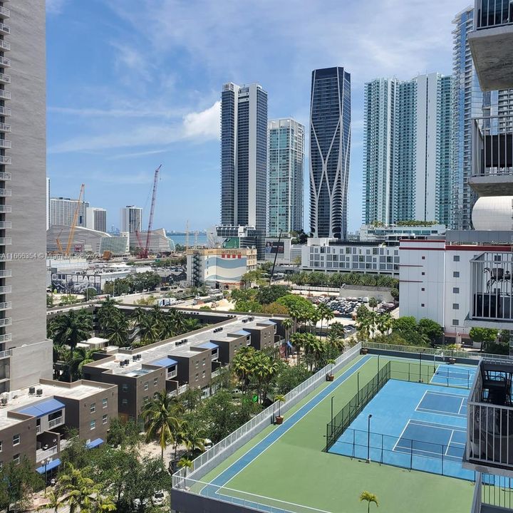 Balcony View with Miami arena view