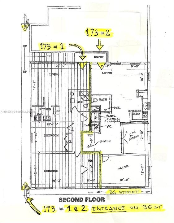 173 #1 & 2 Floor Plan