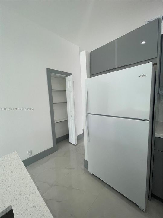 pantry in kitchen