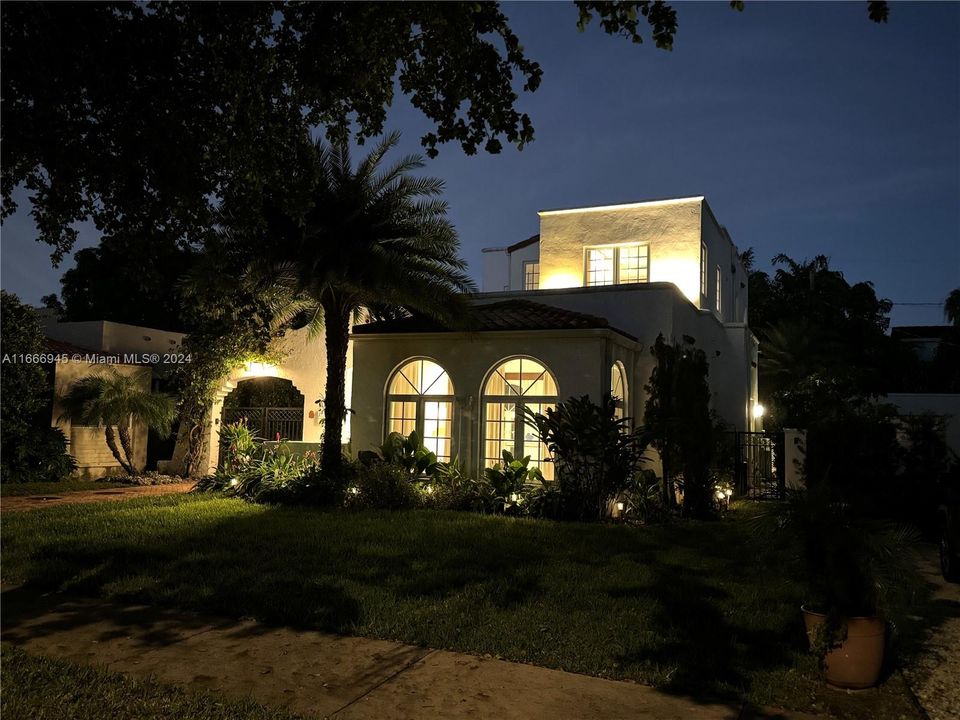 Night view of the Home