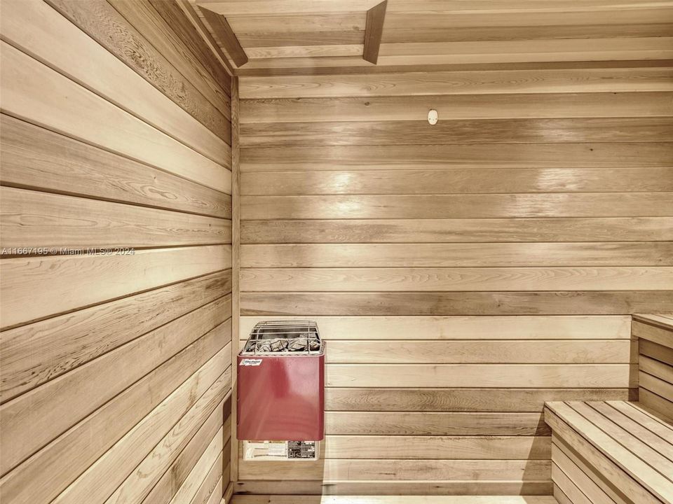 Brand new sauna