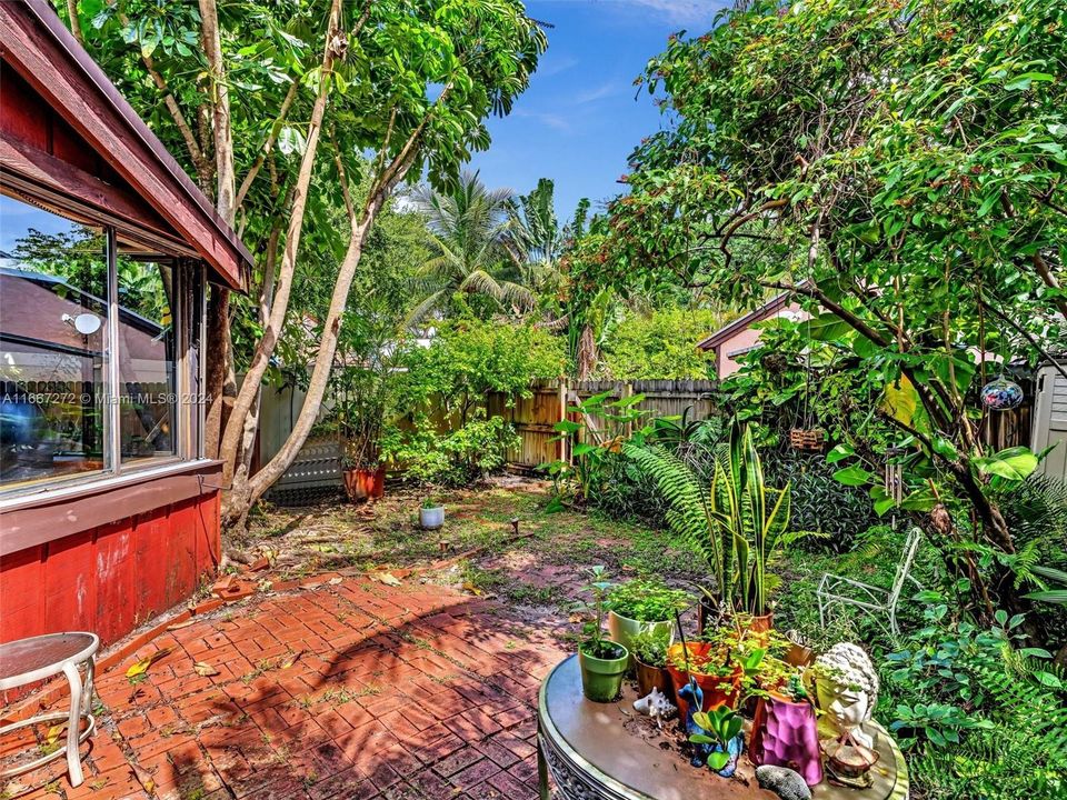 Fenced Large Backyard to enjoy and relax.