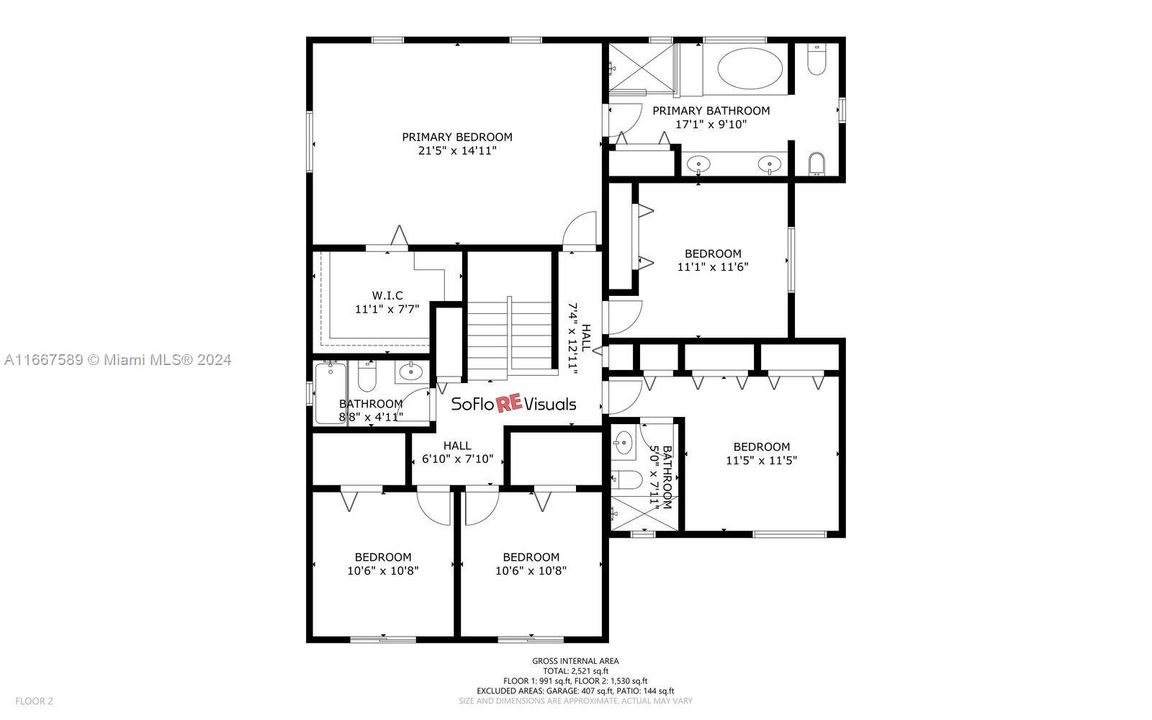 На продажу: $685,000 (5 спален, 3 ванн, 2740 Квадратных фут)