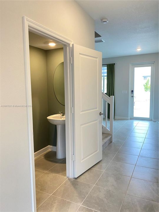 Half Bathroom on First floor