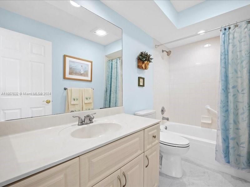 Guest private Bathroom tub/shower.