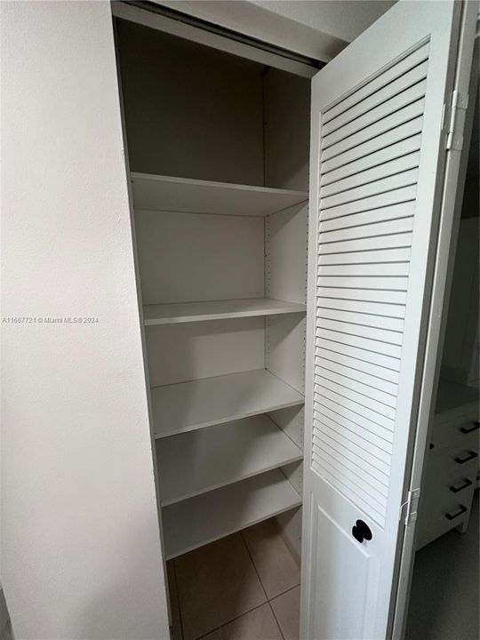 Hallway closet