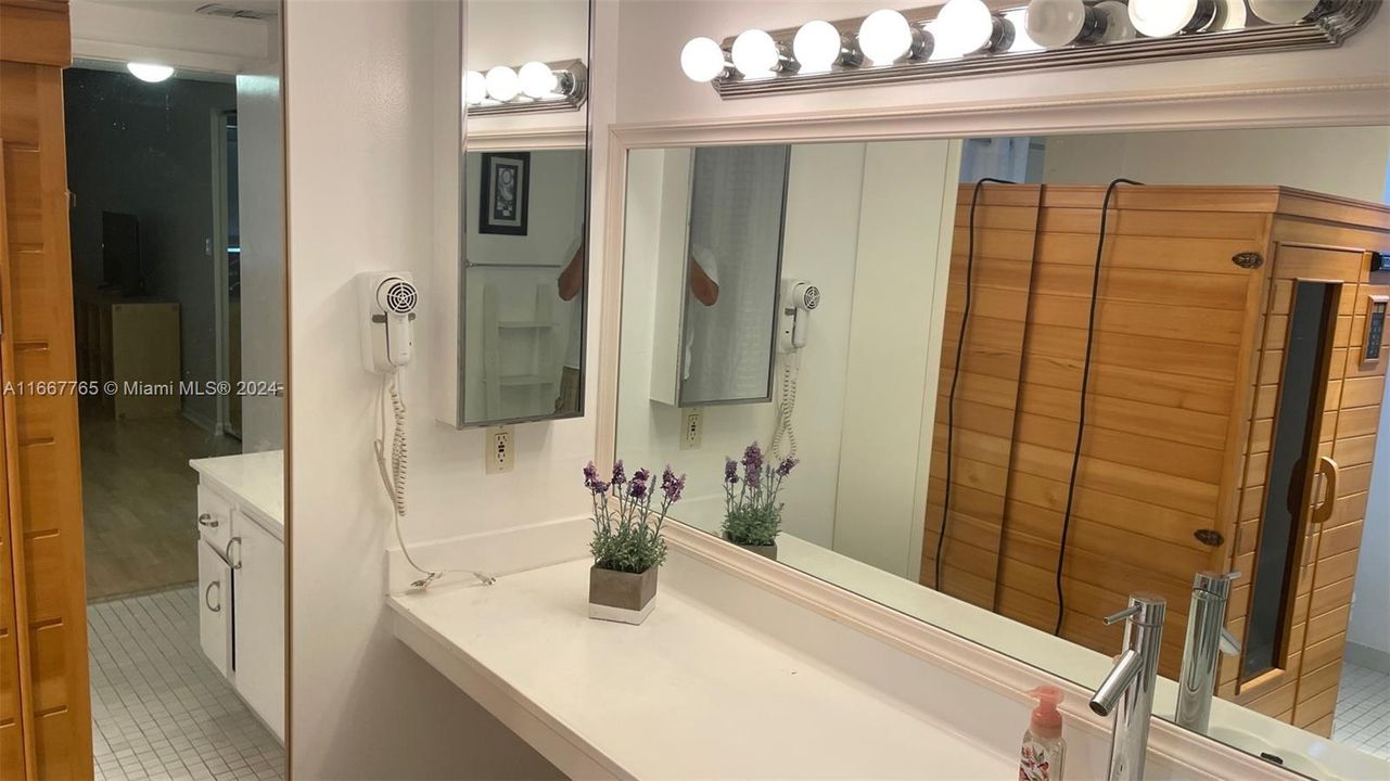 Master Bath. Spacious Vanity