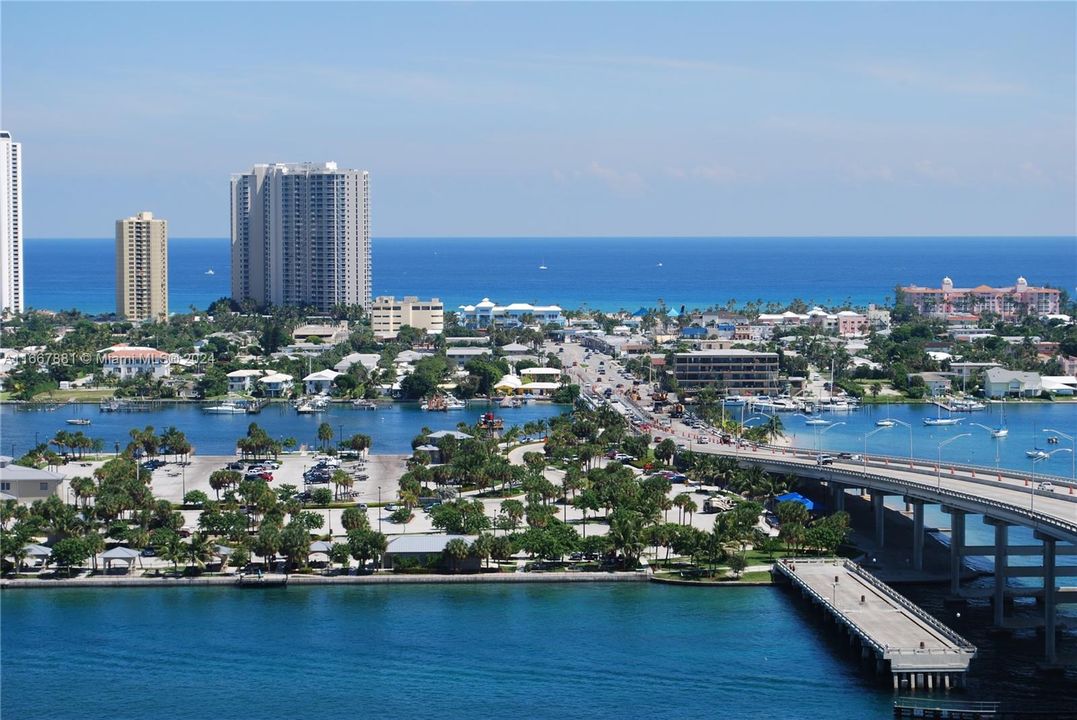 View of Singer Island looking East