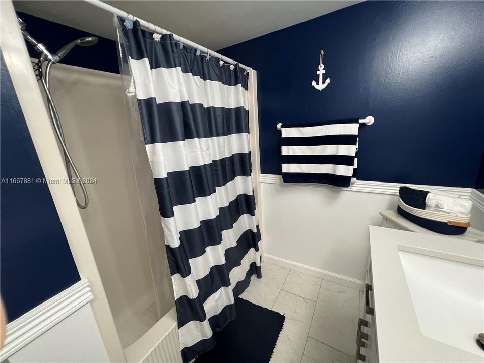 Primary Bathroom- shower and tub combo