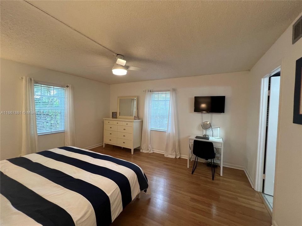 Primary Bedroom with king bed