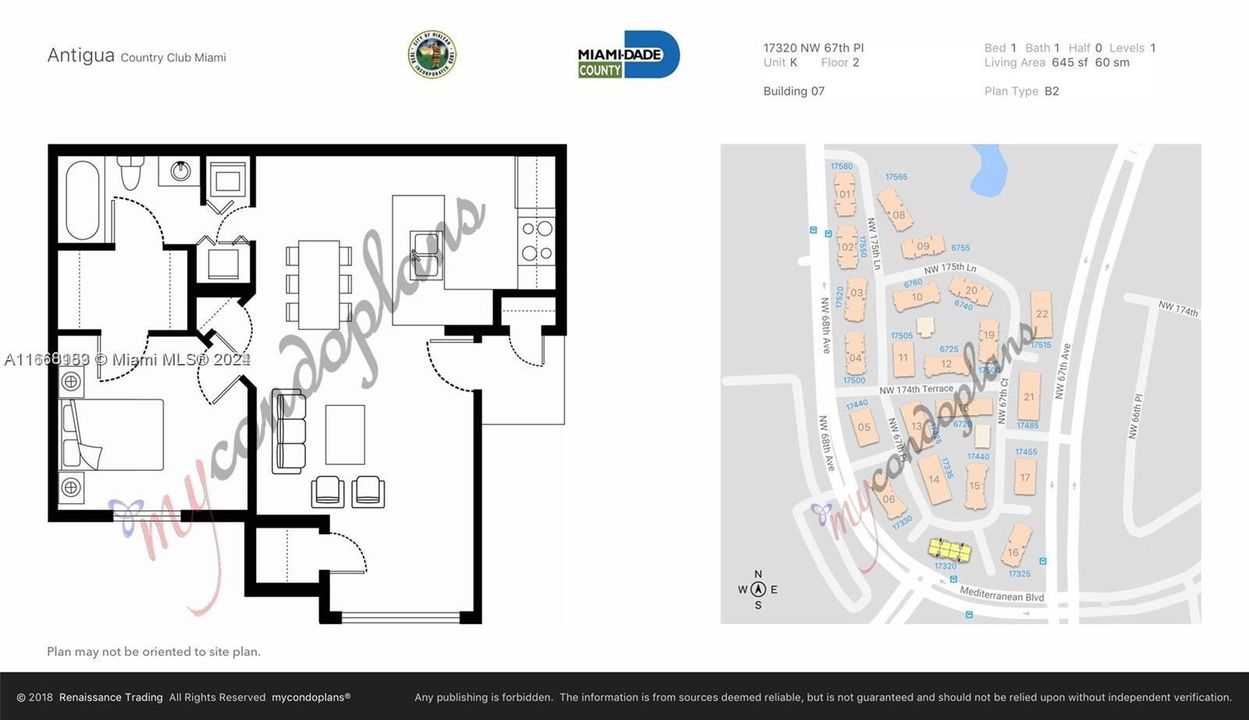 For Sale: $249,000 (1 beds, 1 baths, 647 Square Feet)