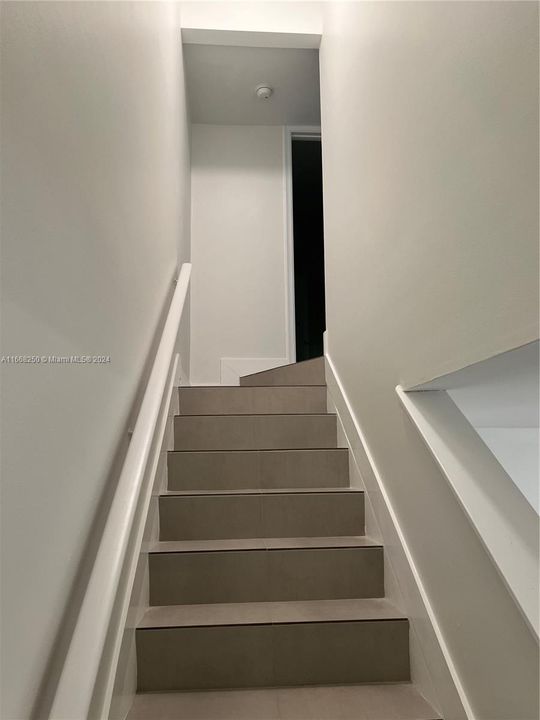 Stairs to second floor