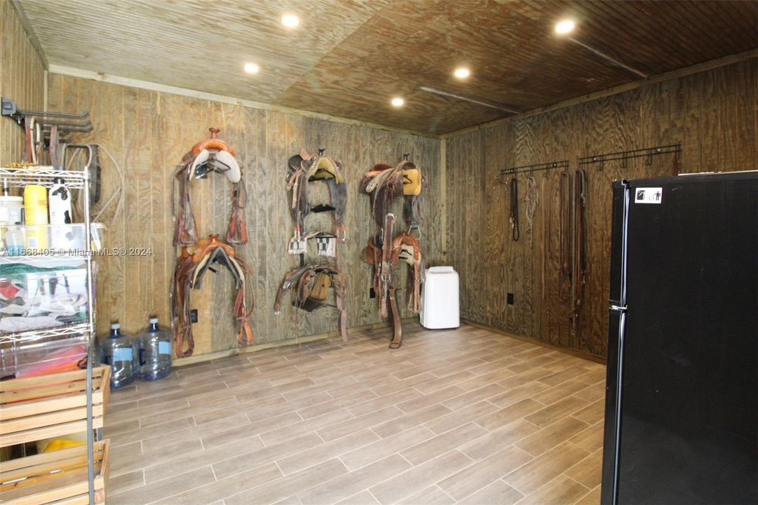 Veterinarian and Tack Room