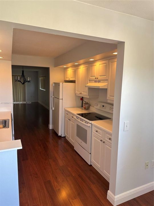 Clean and bright kitchen