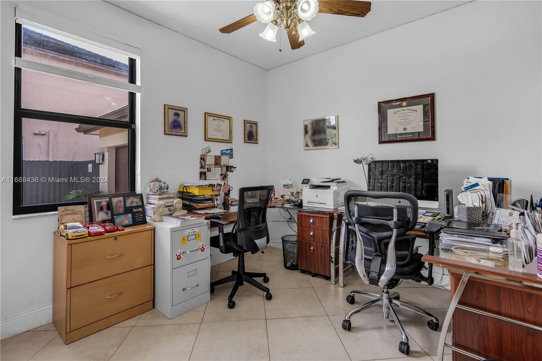 2nd Room used as an office