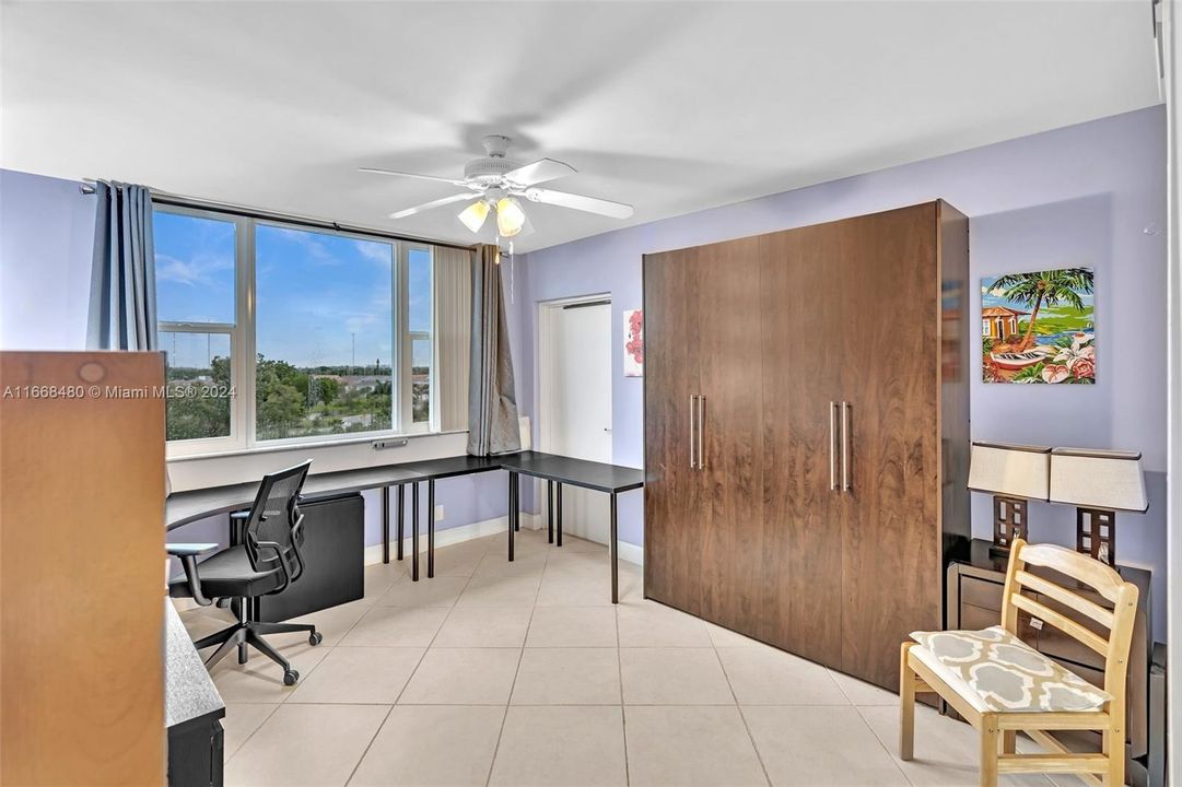 Second Bedroom with Murphy Bed.