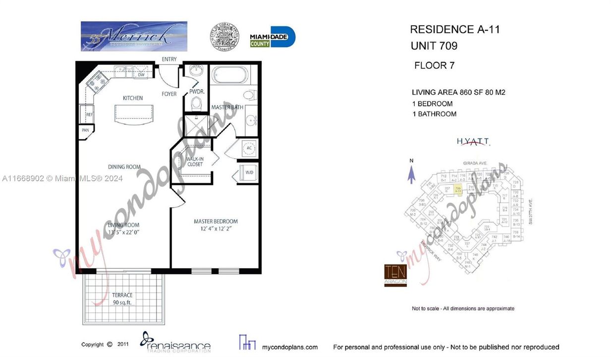 En Venta: $559,000 (1 camas, 1 baños, 860 Pies cuadrados)