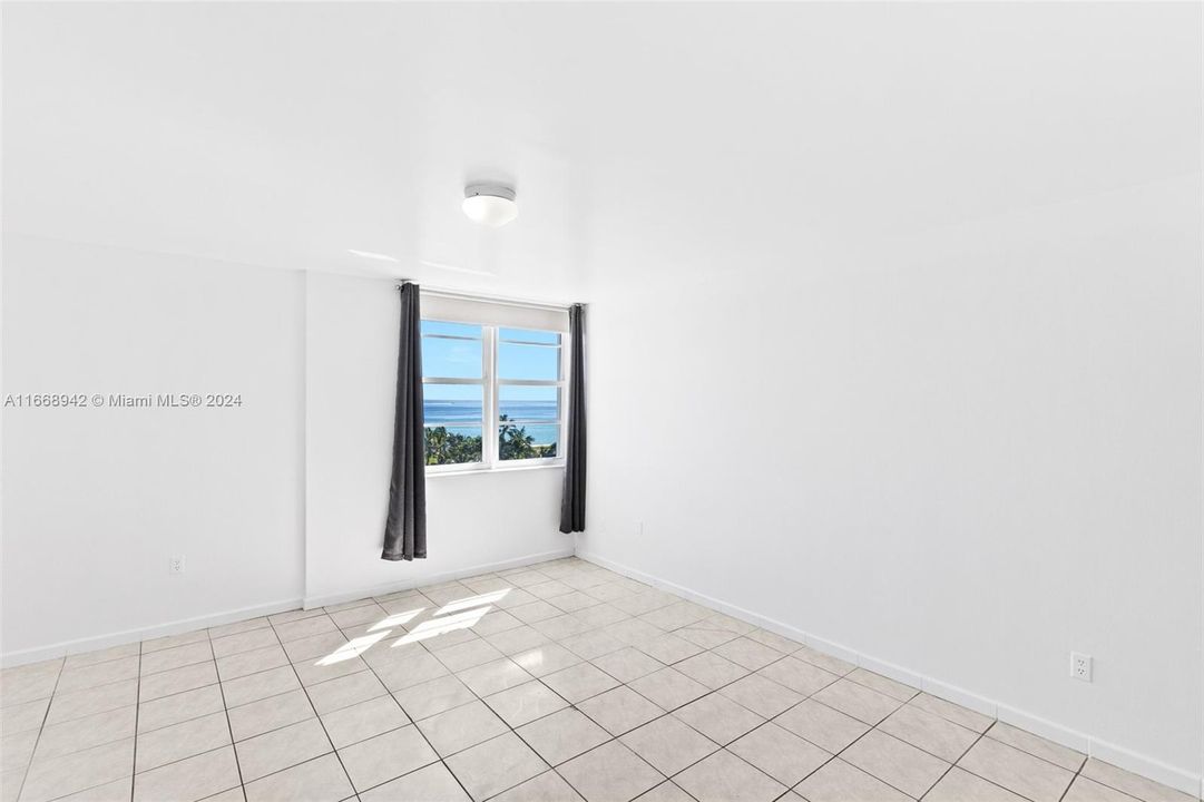 Note: Photo displaying floor prior to professional cleaning and grout color seal.