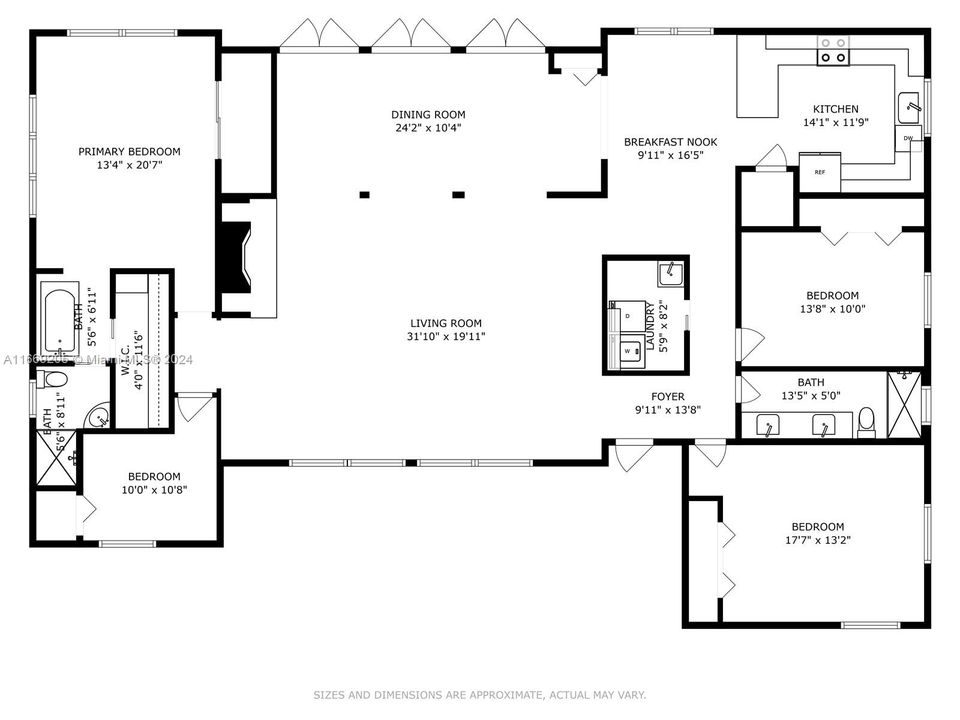 En Venta: $880,000 (3 camas, 2 baños, 2402 Pies cuadrados)