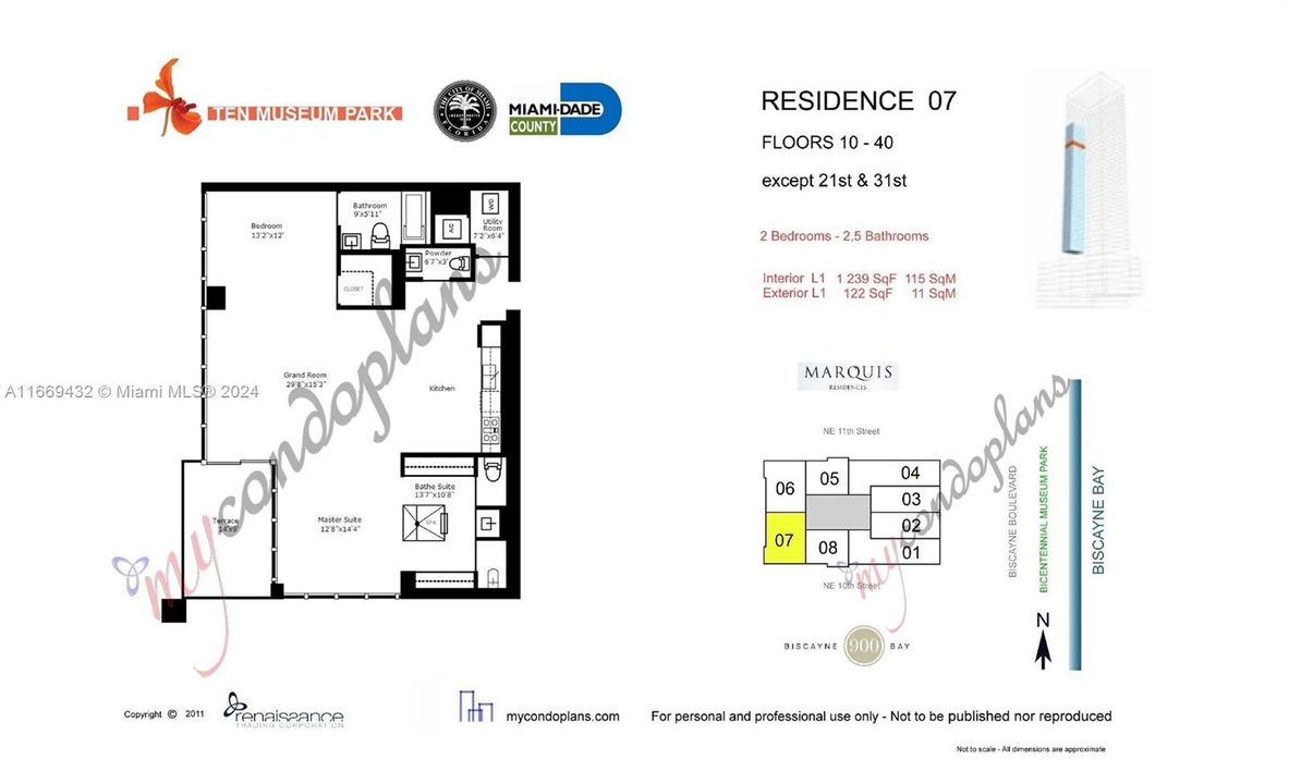 For Rent: $5,500 (1 beds, 2 baths, 1123 Square Feet)