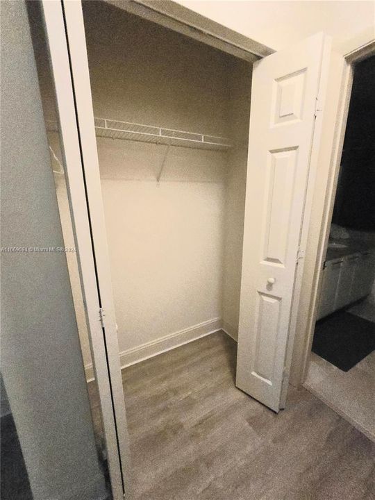 Primary closet