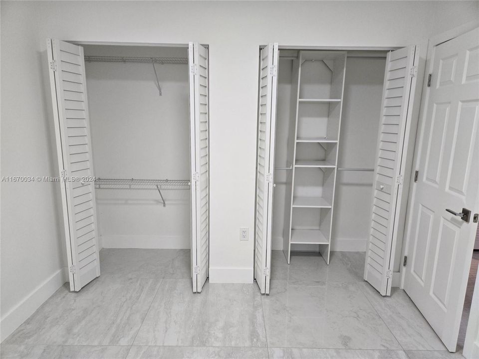 huge closet space