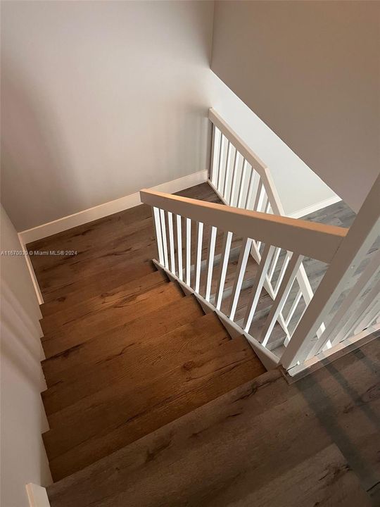 Second floor leading to 2 Bedrooms /2 Baths