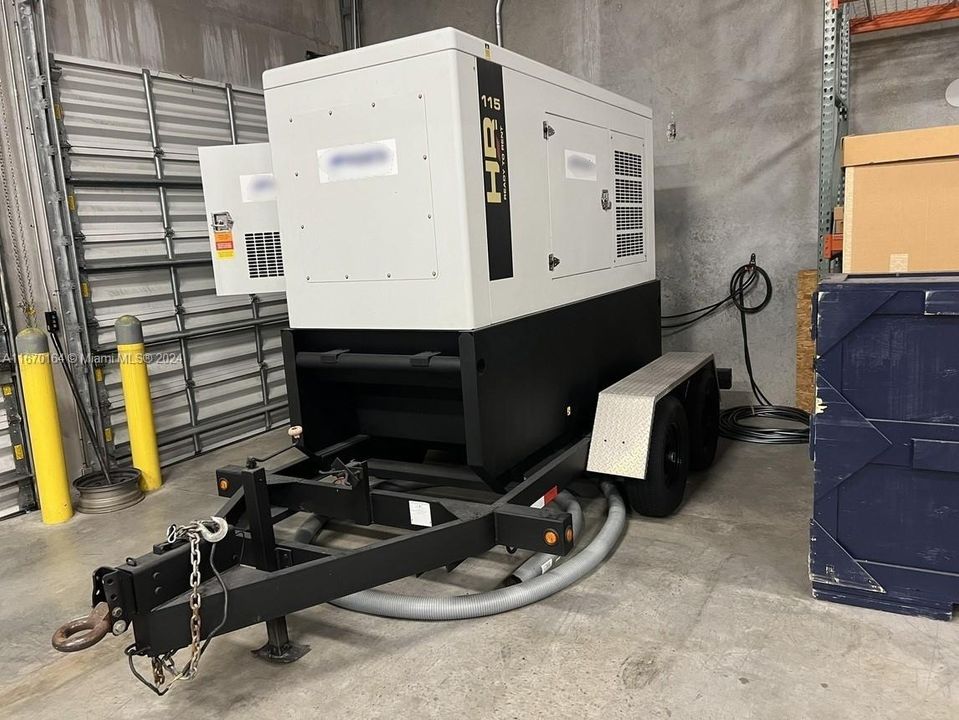 High-capacity generator available for additional cost