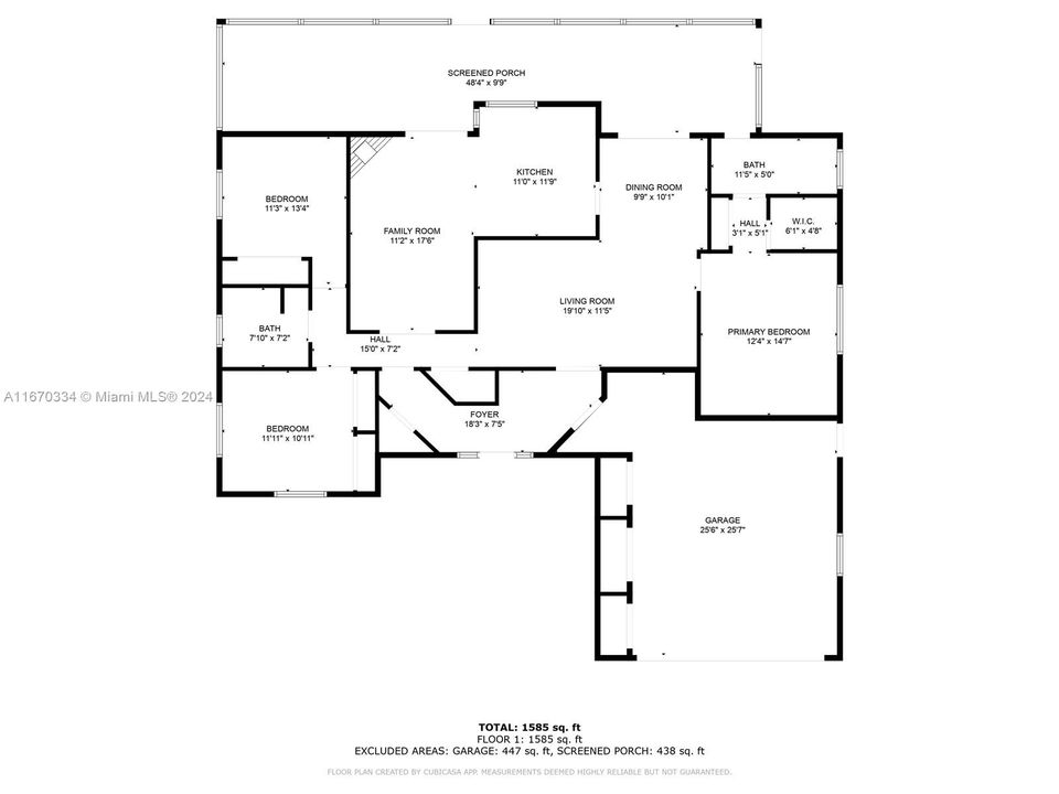 En Venta: $600,000 (3 camas, 2 baños, 1747 Pies cuadrados)